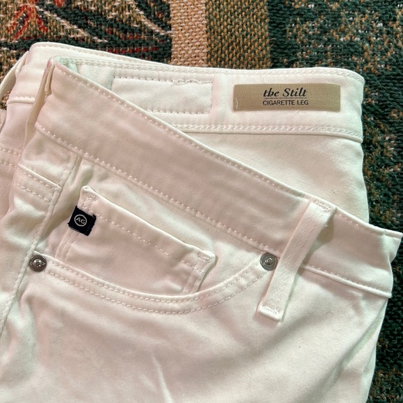 AG Jeans - The Stilt, Cigarette Jeans in White - Picture 1 of 4